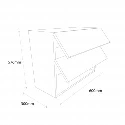 600mm Standard Wall Double Bridging Unit - (Self Assembly)