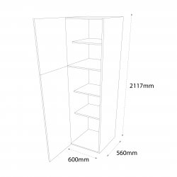 600mm Larder Unit Left Hand - (Self Assembly)