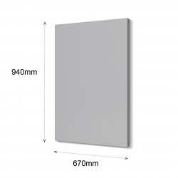 Limestone End Support Panel - 940 x 670 x 18mm