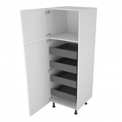 400mm Type 4 Larder Pull Out Unit with 4 Internal Drawers Left Hand - (Self Assembly)