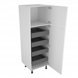 400mm Type 16 Larder Pull Out Unit with 4 Internal Drawers Right Hand - (Ready Assembled)