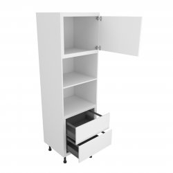 Chippendale 600mm Type 11 Microwave/Oven/Coffee Machine Housing Unit Right Hand - (Self Assembly)