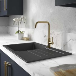 Abode Althia Single Lever Mixer Tap - Graphite