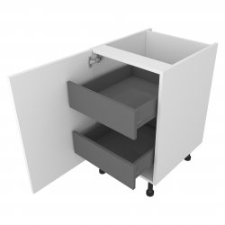 300mm Highline Base Unit with Type 3 Pull Out & Internal Drawers Left Hand - (Self Assembly)