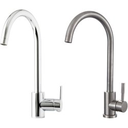 Prima Soho Single Lever Swan Neck Mixer Tap - Chrome