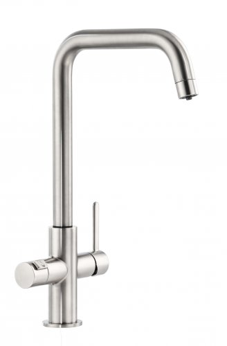 Abode Prothia 3 IN 1 Quad Spout Slimline Monobloc Tap - Brushed Nickel