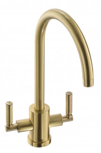 Abode Atlas Monobloc Mixer Tap - Brushed Brass