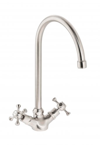 Abode Burford Monobloc Mixer Tap - Brushed Nickel