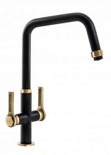 Abode Hex Monobloc Mixer Tap - Brushed Nickel