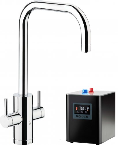 Abode Project 4 IN 1 Monobloc Tap & Proboil.4E Tank - Chrome