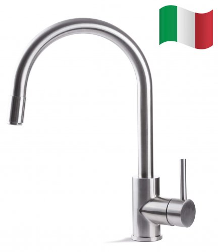 Prima+ Tiber Single Lever Mixer Tap w/Pull Out - St/Steel