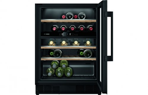 Bosch Series 6 KUW21AHG0G B/I Under Counter 60cm Wine Cooler - Black