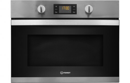 Indesit MWI 3443 IX UK B/I Microwave & Grill - St/Steel