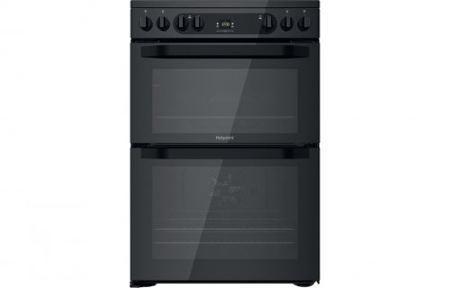 Hotpoint HDM67V92HCB/UK Electric Cooker - Black