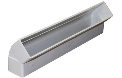 Manrose 110 x 54mm Rectangular Vertical 45° Bend