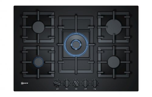 Neff N70 T27CS59S0 75cm Gas on Glass Hob - Black