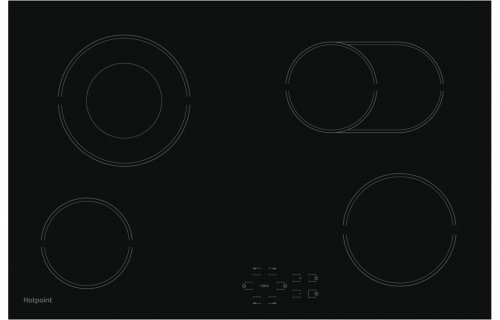 Hotpoint HR 724 B H 80cm Ceramic Hob - Black