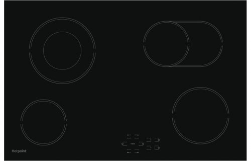 Hotpoint HR 724 B H 80cm Ceramic Hob - Black