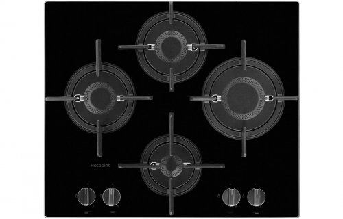 Hotpoint FTGHG 641 D/HBK 60cm Gas on Glass Hob - Black