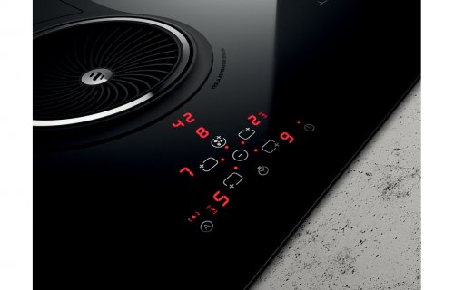 Elica NikolaTesla One 85cm Induction Hob (Recirculating) - Black