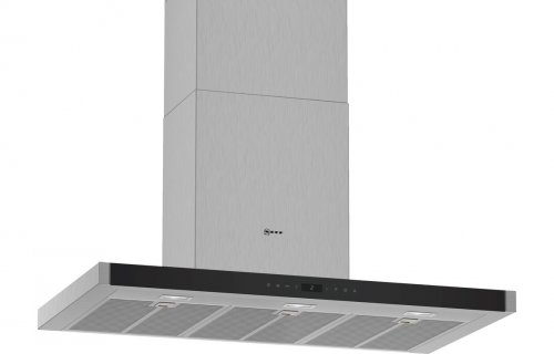 Neff N70 D95BMP5N0B 90cm Box Design Chimney Hood - St/Steel