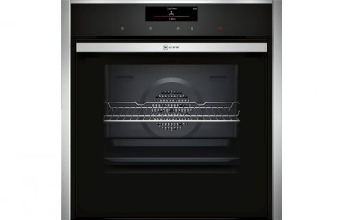 Neff N90 B58CT68H0B B/I Single Slide&Hide Pyrolytic Oven - St/Steel