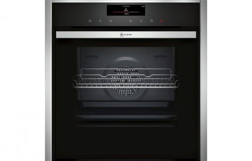 Neff N90 B58VT68H0B B/I Single Slide&Hide Pyrolytic Oven w/VarioSteam - St/Steel