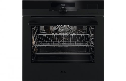 AEG BSK999330T B/I Single Electric Oven w/Steamify - Matt Black