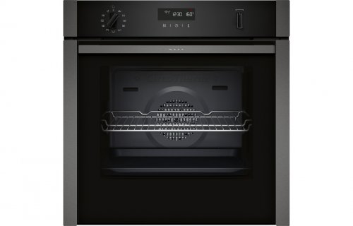 Neff N50 B6ACH7HG0B B/I Single Slide&Hide Pyrolytic Oven - Graphite Grey