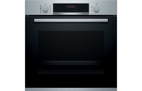 Bosch Series 4 HRS574BS0B B/I Single Pyrolytic Oven w/Added Steam - Brushed Steel