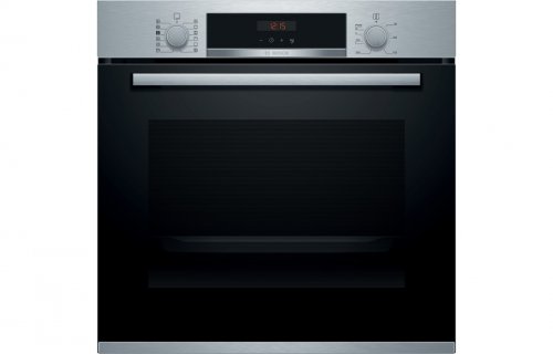 Bosch Series 4 HRS574BS0B B/I Single Pyrolytic Oven w/Added Steam - Brushed Steel