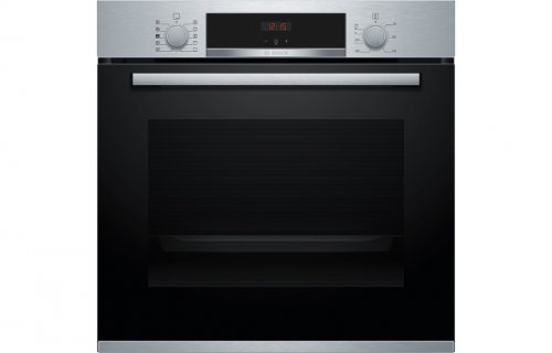 Bosch Series 4 HRS534BS0B B/I Single Electric Oven w/Added Steam - Brushed Steel