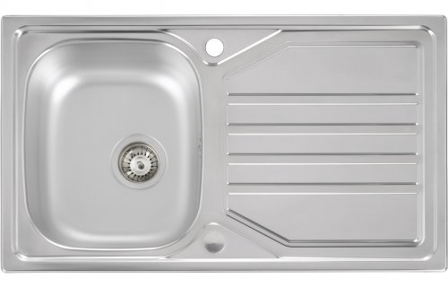 Abode Mikro 1B & Drainer Inset Sink (Boxed inc. waste) - St/Steel