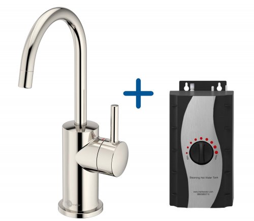 InSinkErator FH3010 Hot Water Tap & Standard Tank - Polished Nickel