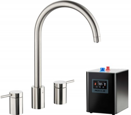 Abode Profile 4 IN 1 3 Part Tap & Proboil.4E Tank - Brushed Nickel