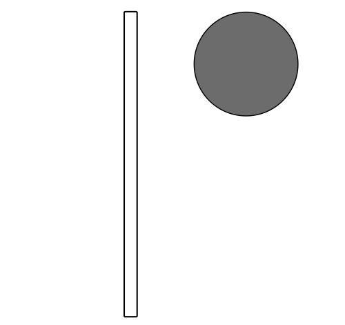 2200 x 100 x 18mm Wall Scribe / Filler - Grey