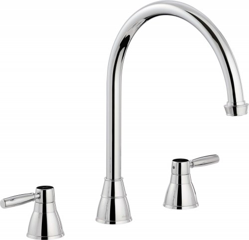 Abode Brompton Single Lever Mixer Tap w/Handspray - Chrome