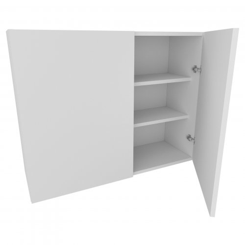 Chippendale 900mm Standard Double Wall Unit with 2 Doors - (Self Assembly)
