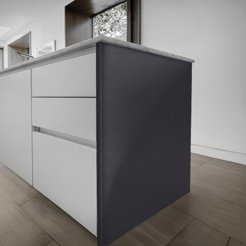 Gloss Indigo Blue End Support Panel - 920 x 670 x 18mm