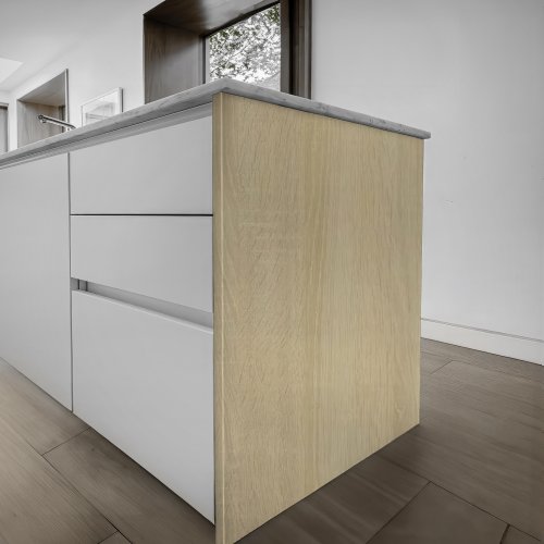 Sand Oak End Support Panel - 940 x 670 x 18mm