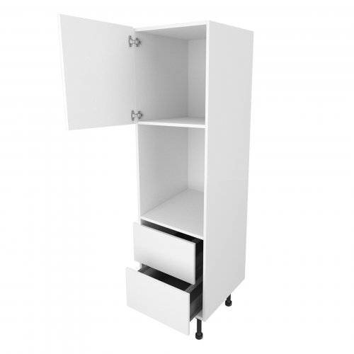 Sheraton 600mm Type 7 Tall Double Oven Housing Unit with 2 Drawers Left Hand - (Ready Assembled)