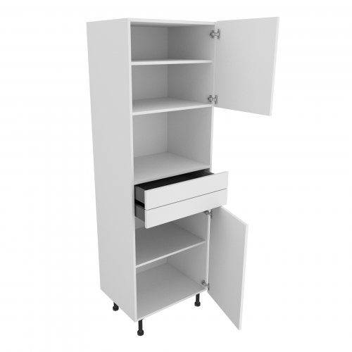 Chippendale 600mm Type 9 Microwave/Oven/Coffee Machine Housing Unit Right Hand - (Self Assembly)