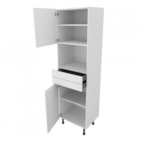 Chippendale 600mm Type 9 Tall Microwave/Oven/Coffee Machine Housing Unit Left Hand - (Self Assembly)