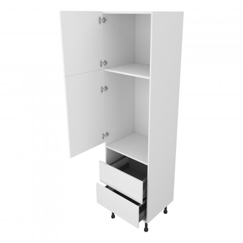 Chippendale 600mm Type 2 Tall Fridge/Freezer Housing Unit Left Hand - (Self Assembly)