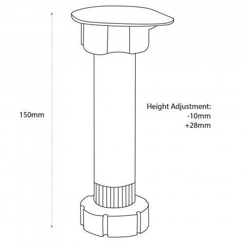 150mm Tall Wine Rack Unit 900mm Purity Kitchens