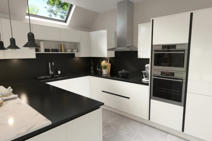 Sheraton Oblique Gloss White